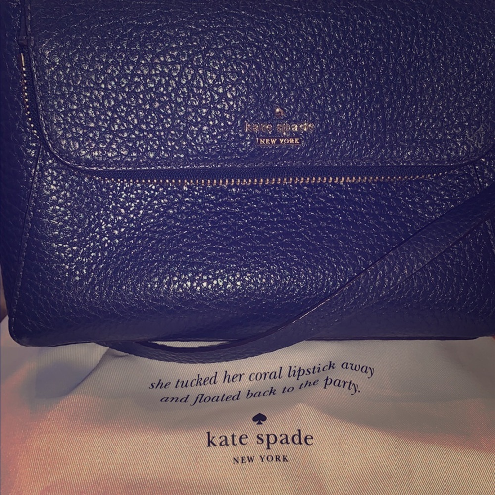 Deep Blue Kate Spade Purse w/duster